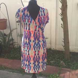 Women’s multicolor dress.